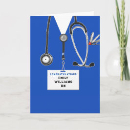 Abschluss der personalisierten Krankenpflege Karte