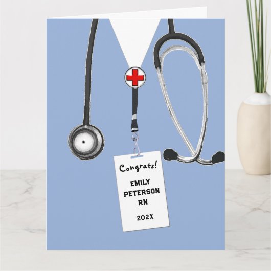 Abschluss der personalisierten Krankenpflege Karte (Vorderseite)