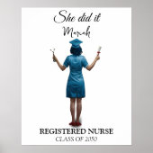Abschluss der personalisierten Krankenschwester, P Poster (Vorne)