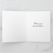 Abschluss der personalisierten Medizinschule Karte (Innenseite)