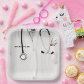 Abschluss der personalisierten Medizinschule Pappteller (Party)