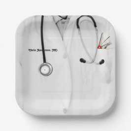 Abschluss der personalisierten Medizinschule Pappteller