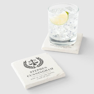 Abschluss der personalisierten modernen Jura-Schul Steinuntersetzer