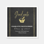 Abschluss der Pharmazie Serviette (Vorderseite)