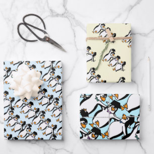 Abschluss der Pinguine Geschenkpapier Set