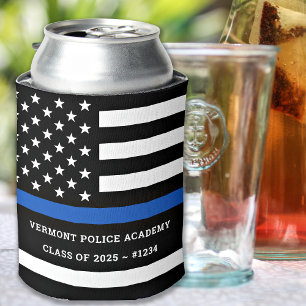 Abschluss der Polizeiakademie Custom Thin Blue Lin Dosenkühler