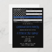 Abschluss der Polizeiakademie Feiertagskarte (Vorne/Hinten)