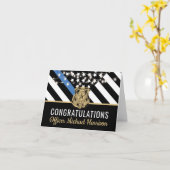 Abschluss der Polizeiakademie für Strafverfolgung Karte (Gelbe Blume)