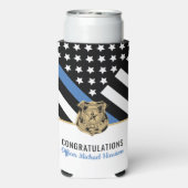 Abschluss der Polizeiakademie für Strafverfolgung Selters Dosenkühler (Seltzer Rückseite)