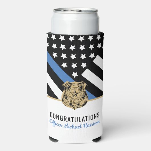 Abschluss der Polizeiakademie für Strafverfolgung Selters Dosenkühler (Seltzer Rückseite)