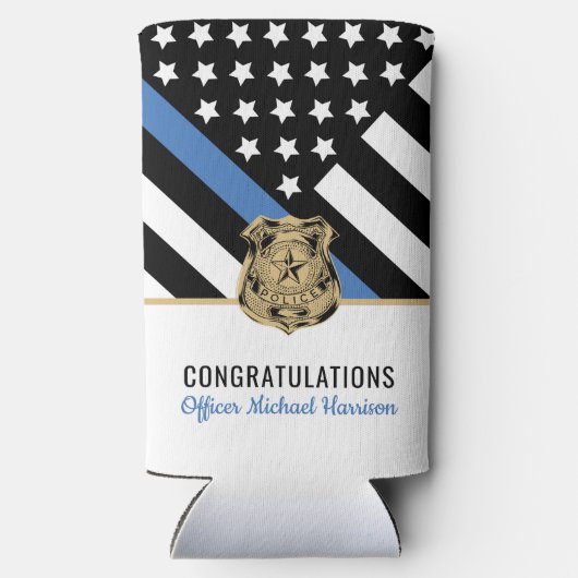 Abschluss der Polizeiakademie für Strafverfolgung Selters Dosenkühler (Rückseite)