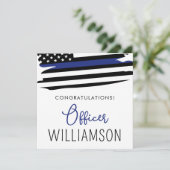 Abschluss der Polizeiakademie für Zollpolizei Karte (Stehend Vorderseite)