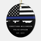 Abschluss der Polizeiakademie für Zollpolizei Keramik Ornament (Links)