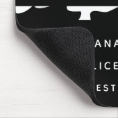 Abschluss der Polizeiakademie für Zollpolizei Mousepad (Ecke)