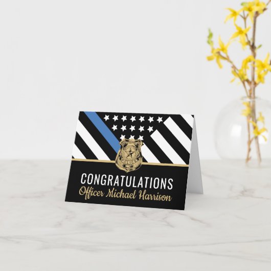 Abschluss der Polizeiakademie Karte (Gelbe Blume)