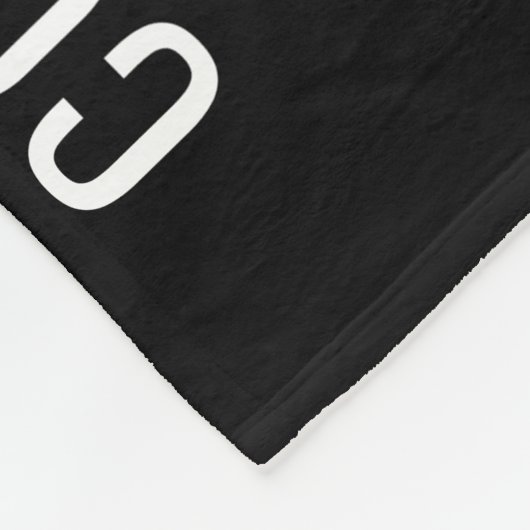 Abschluss der Polizeiakademie Thin Blue Line Flag Fleecedecke (Ecke)