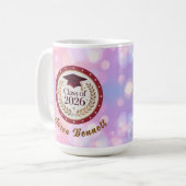 Abschluss der Purple Class 2026 Kaffeetasse (Vorderseite Links)