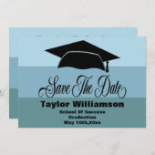 Abschluss der Schule Save the Date Schulklaps Mode (Vorne/Hinten)