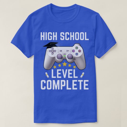 Abschluss der Schulklasse 2022 T-Shirt (Design vorne)