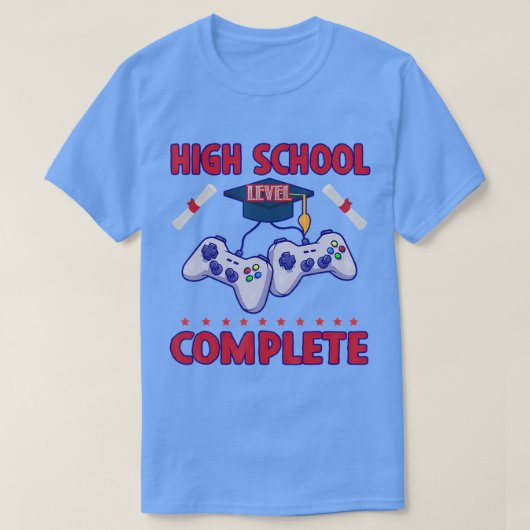 Abschluss der Schulklasse 2022 T-Shirt (Design vorne)