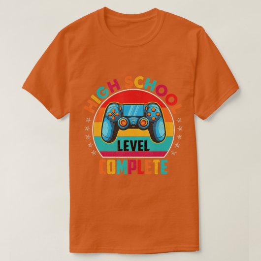 Abschluss der Schulklasse 2022 T-Shirt (Design vorne)