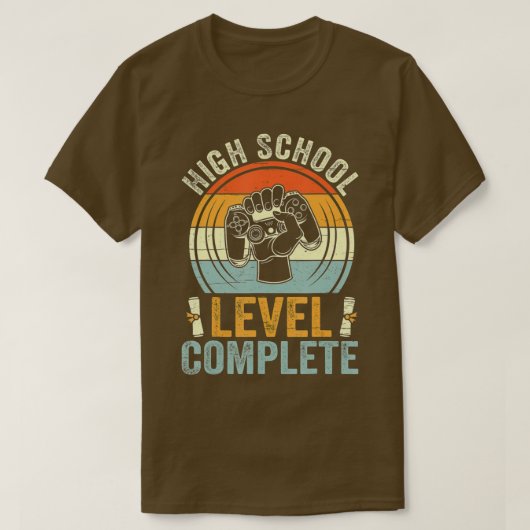 Abschluss der Schulklasse 2022 T-Shirt (Design vorne)