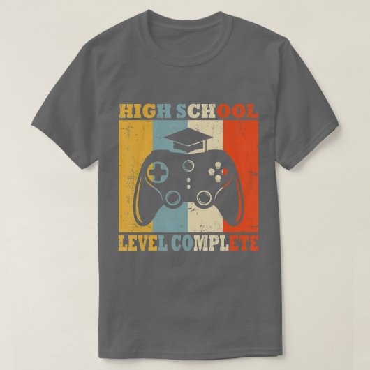 Abschluss der Schulklasse 2022 T-Shirt (Design vorne)