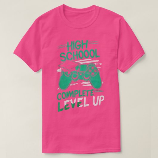 Abschluss der Schulklasse 2024 T-Shirt (Design vorne)