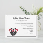 Abschluss der Sehschärfe Einladung (Stehend Vorderseite)