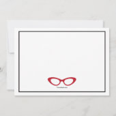 Abschluss der Sehschärfe Einladung (Rückseite)