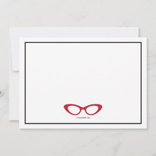 Abschluss der Sehschärfe Einladung (Rückseite)