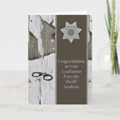 Abschluss der Sheriff Academy Karte (Vorderseite)