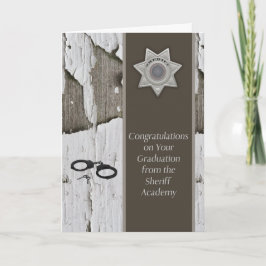 Abschluss der Sheriff Academy Karte