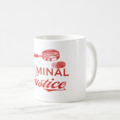 Abschluss der Strafjustiz Beruflich Kaffeetasse (VorderseiteRechts)