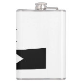 Abschluss der Stufe 20XX mit schlichter minimaler  Flachmann (Rückseite)