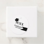 Abschluss der Stufe 20XX mit schlichter minimaler Geschenkanhänger (Beispiel)