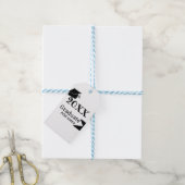 Abschluss der Stufe 20XX mit schlichter minimaler Geschenkanhänger (Mit Garn)