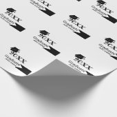 Abschluss der Stufe 20XX mit schlichter minimaler Geschenkpapier (Ecke)