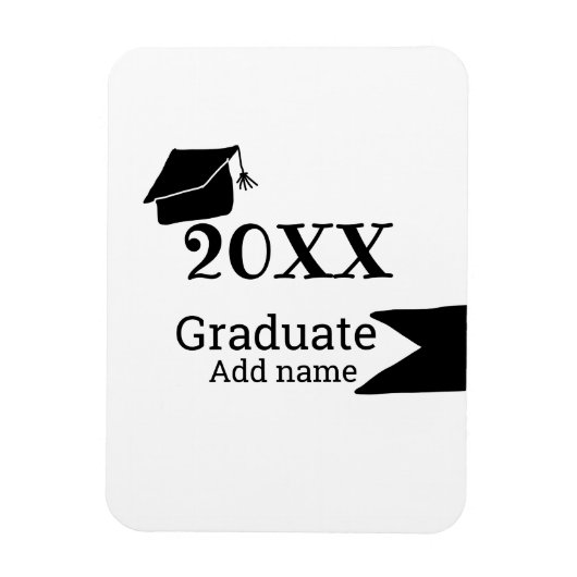 Abschluss der Stufe 20XX mit schlichter minimaler Magnet (Vertikal)