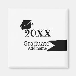 Abschluss der Stufe 20XX mit schlichter minimaler  Magnet