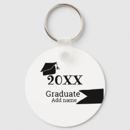 Abschluss der Stufe 20XX mit schlichter minimaler  Schlüsselanhänger