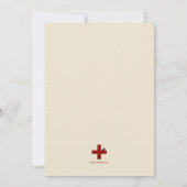 Abschluss der Tierärztlichen Fakultät Einladung (Rückseite)