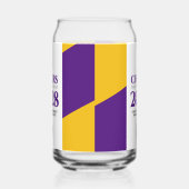 Abschluss der Uni der lila Gold School Dosenglas (Links)