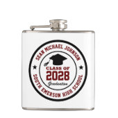 Abschluss der Uni Grad Flachmann (Vorderseite)