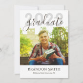 Abschluss der Universität 2023 Foto Einladung (Vorderseite)