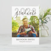 Abschluss der Universität 2023 Foto Einladung (Stehend Vorderseite)