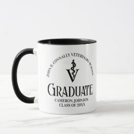 Abschluss der Veterinärschule Personalisiert Tasse