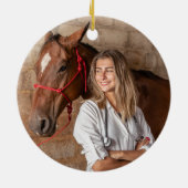 Abschluss der Veterinärschule - Weihnachten Keramik Ornament (Hinten)