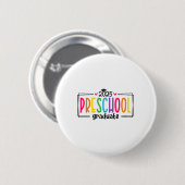 Abschluss der Vorschule 2025 Grad Button (Vorne & Hinten)
