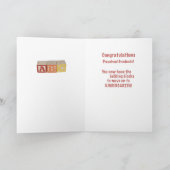 Abschluss der Vorschule Karte (Innenseite)